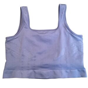Knix Good to Go Seamless Crop Tank Size XXL Lavendar Yoga Lounge